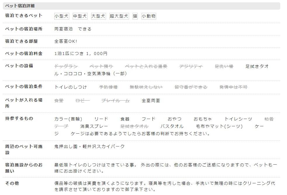 ＶＨＰ軽井沢